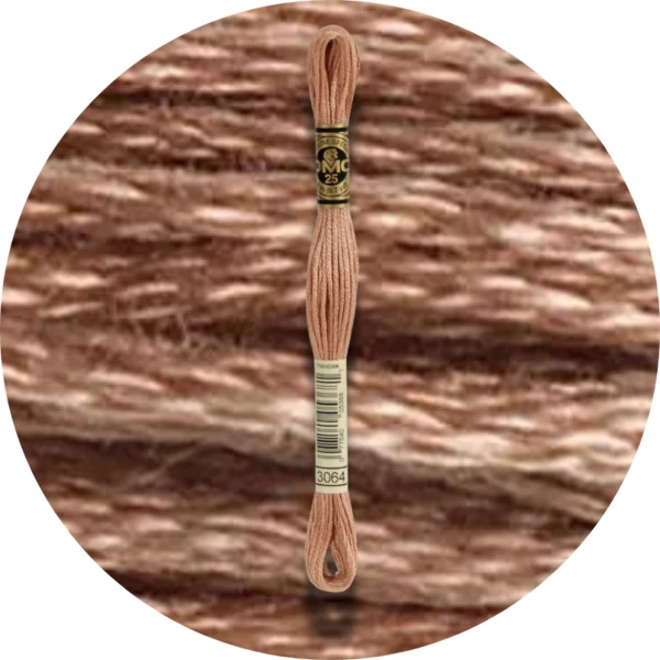 DMC Mouliné Spécial 25 Broderigarn, Ensfarvet, Neutrale nuancer